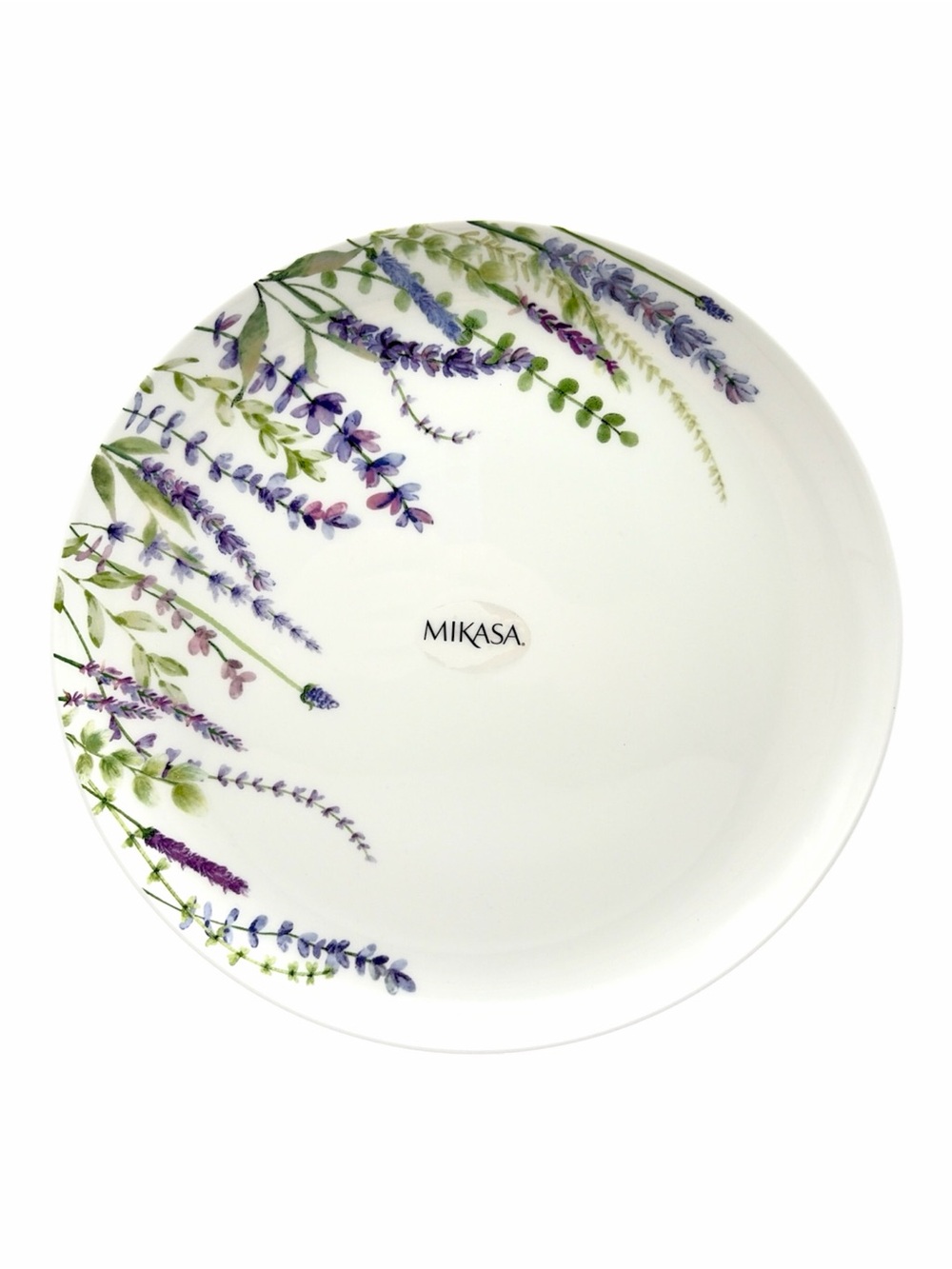 Set of 4 Mikasa Lavender Fields 10.75" Dinner Plates Bone‎ China Purple Floral